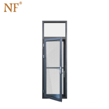 Double glazed spanish aluminum interior security door